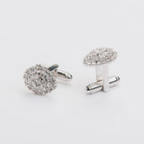 Gemelli "SCUDO" argento con pietra Swarovski®
