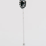 Combo "O CROWN" gemelli+spilla con pietra Swarovski®