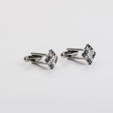 Gemelli "S SQUARE" con pietra Swarovski®