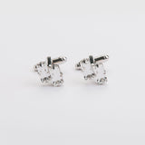 Combo "BAGUETTE" gemelli+spilla con pietra Swarovski®