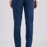 Abito da sposo "Shard" collo coreano blu con Bottoni gioiello sul collo