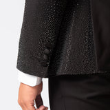 Total black Suit "Obsidian Spark"