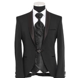 Smoking collo a scialle "Noir Allure"