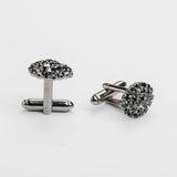 Gemelli "SCUDO" nero con pietre Swarovski®