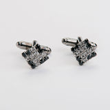 Gemelli "S SQUARE" con pietra Swarovski®