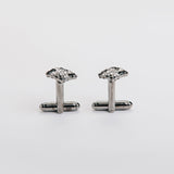 Gemelli "S SQUARE" con pietra Swarovski®