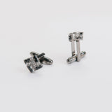 Gemelli "S SQUARE" con pietra Swarovski®