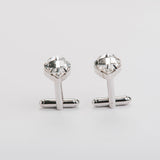 Gemelli "MIRROR" con pietra Swarovski®