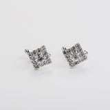 Combo "SQUARE" gemelli+spilla con pietra Swarovski®
