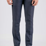 Blue Satin Peak Collar Tuxedo Suit