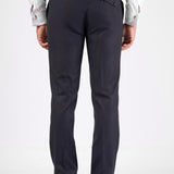Blue Satin Shawl Collar Tuxedo Suit