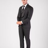 Vestido formal totalmente negro