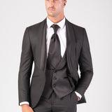 Vestido formal totalmente negro