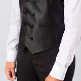 Smoking collo a scialle "Noir Allure"