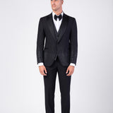 Total black Suit "Obsidian Spark"