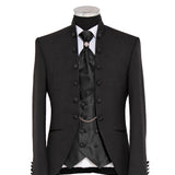 Abito sposo coreano total black