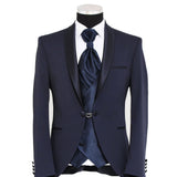 Abito sposo smoking blu royal
